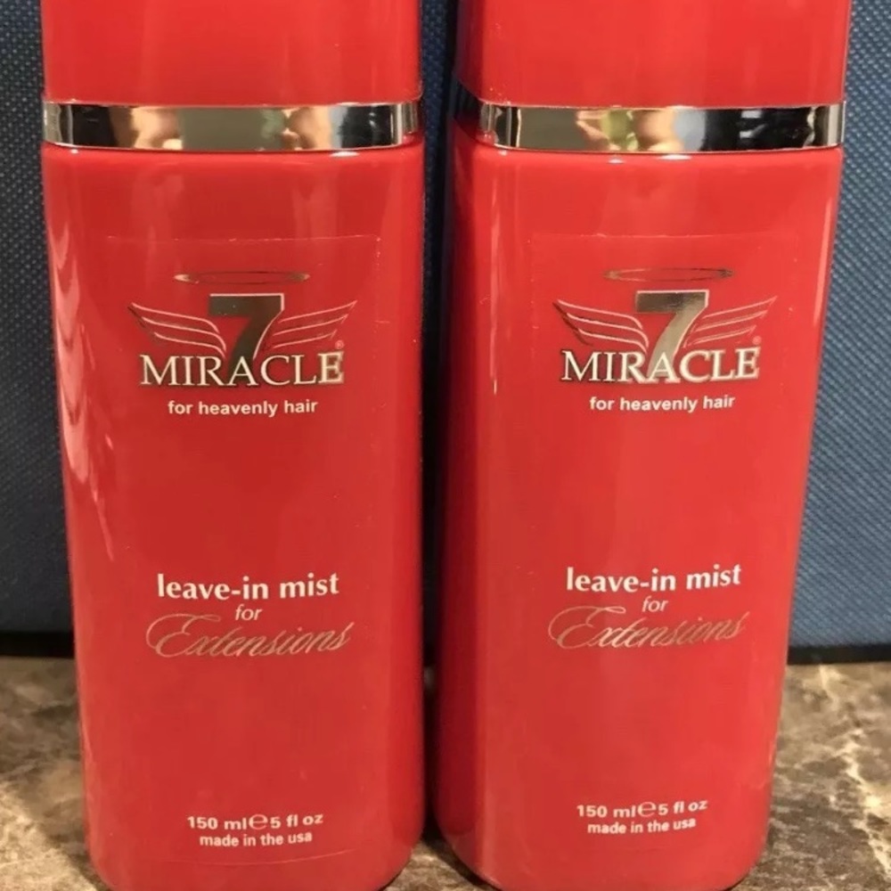 2 Miracle 7 leave in mist for extensions.